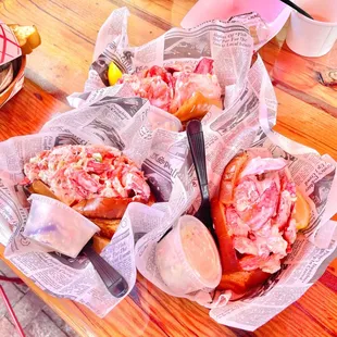 Over loaded lobster roll