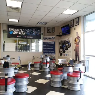 Seriously cute kinda themed diner.