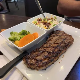 steak, food