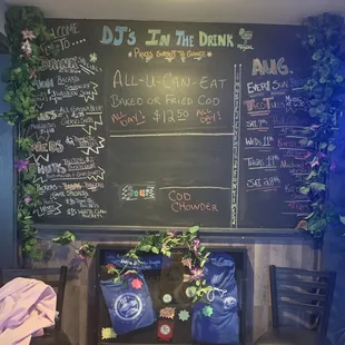 DJs Specials...Fish Fry on Fridays