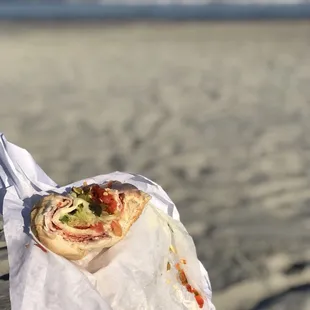 Perfect spot to get sandwiches to bring to the beach!