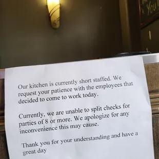 Employee&apos;s who decided to come to work?