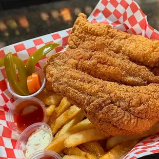 fish and chips, seafood, fish, food