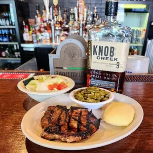 Pork chop dinner