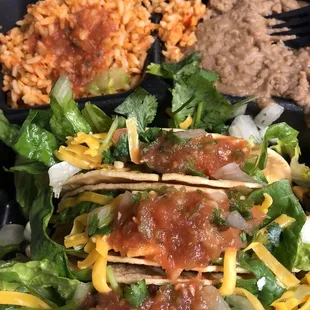 Chicken crispy tacos!