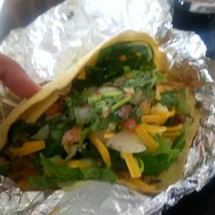 Delicious,  delicious,  delicious! Salmon Taco