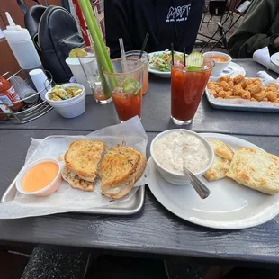 Turkey Reuben w/ Sriracha Mayo on the side + Biscuits and Gravy
