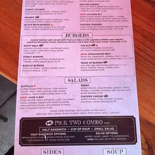 Lunch and dinner