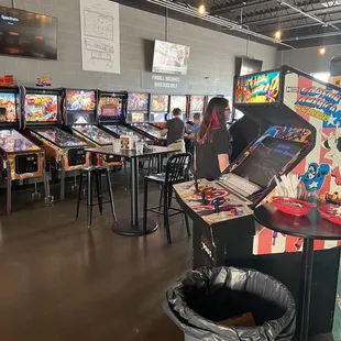 Buy a beer, play arcade games for free.