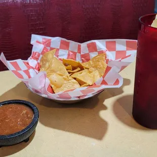 Above average Chips and Salsa!