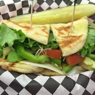 Avocado Delight on flat bread