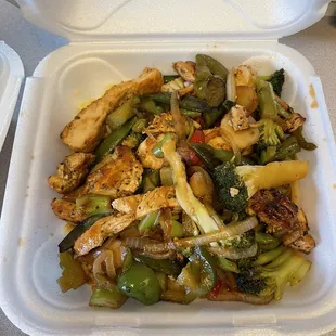 Stir fry.