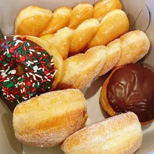 a variety of doughnuts