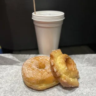 Large Coffee, Sugar and Old Fashioned Glaze