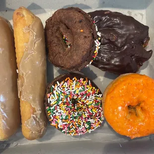 a variety of doughnuts