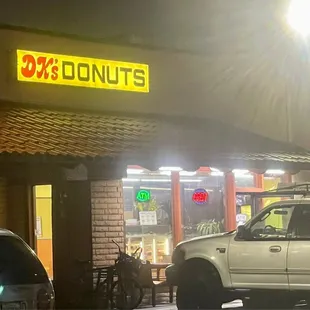 Outside the Donut Shop
