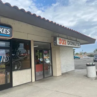 the front of the store