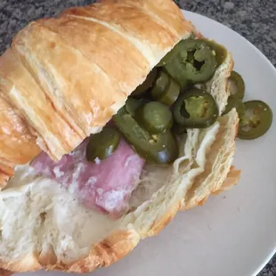 Turkey and Cheese Croissants