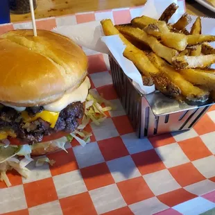 The burger!