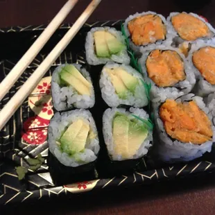 Mmmmmm, veg sushi.