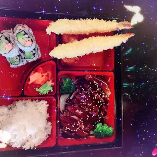 beef teriyaki dinner  bento box