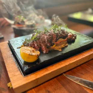 Skirt Steak a la Piedra