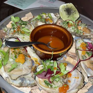 Ostiones a la Leña*