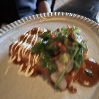 Seafood Enchiladas**