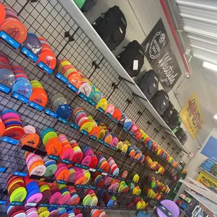 Great selection of discs and bags!