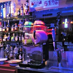 the bar counter