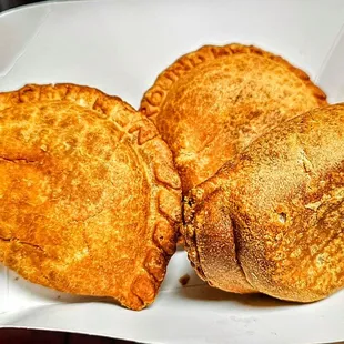 The #1, #2, and #16 empanadas.  It doesn't really matter which you choose because they're all phenomenal.