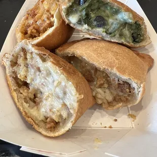 Can't figure who's is who? The empanadas have the flavor printed on crust!