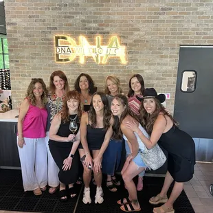 Moms, daughters and friends... enjoying a day at the best wine bar!!!!
