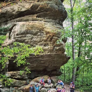 An "Wild Women's" backpacking group in Big South Fork, TN