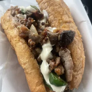 Spartan Cheesesteak plus mayo