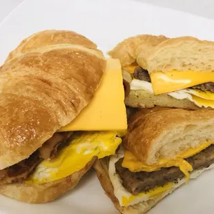 a breakfast sandwich