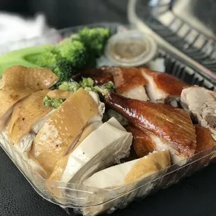 Free Range Chicken &amp; Roasted Duck over Rice