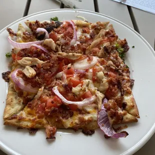 Chicken bacon ranch flatbread (special)