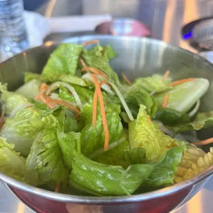 Salad with banchan