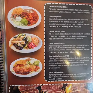 New menus (May 2024) Specials