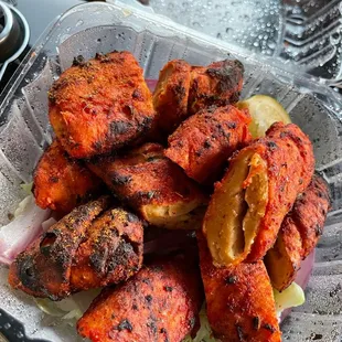 a plate of food