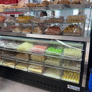 a display of donuts