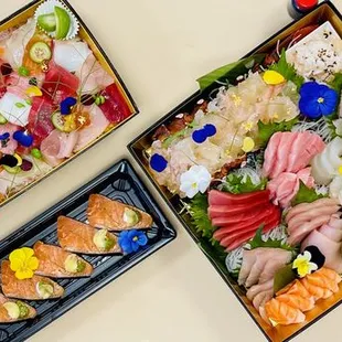 The Treasure Box, House Smoked Sashimi, Premium Sashimi box