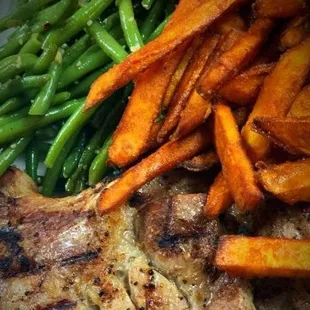 a plate of food