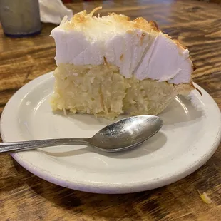 Coconut Pie - Slice