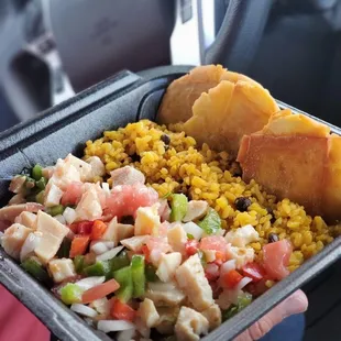 Carrucho y Arroz con gandules