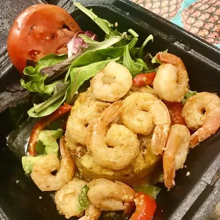 Shrimp with Dufongo - green and sweet plantain - sooo good!
