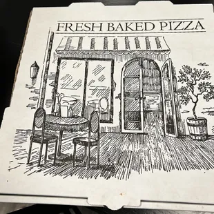 Cute Pizza  box