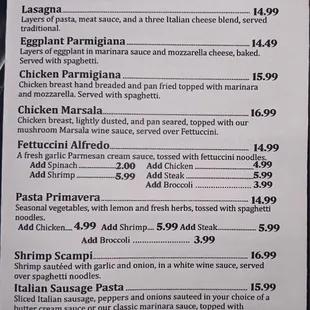 Look at the amount of Gluten Free things in the menu.