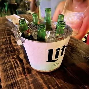 Bucket of beer